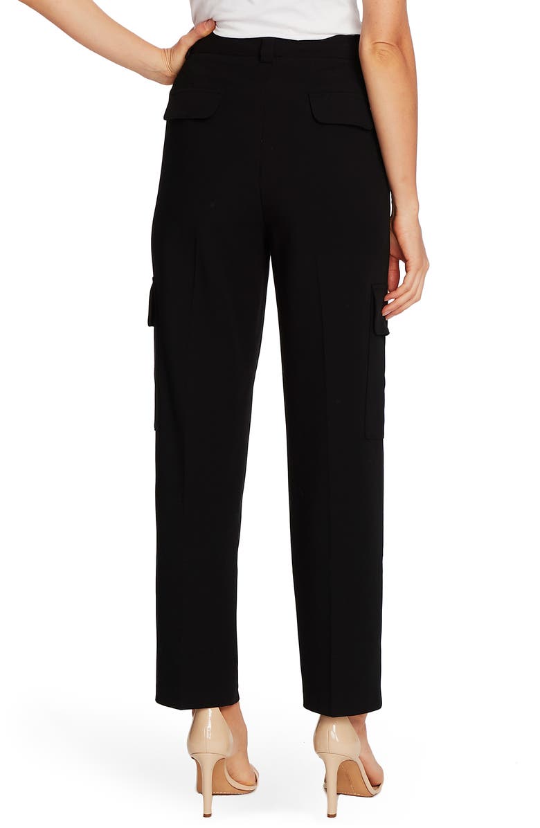 Vince Camuto Cargo Detail Textured Twill Pants, Alternate, color,