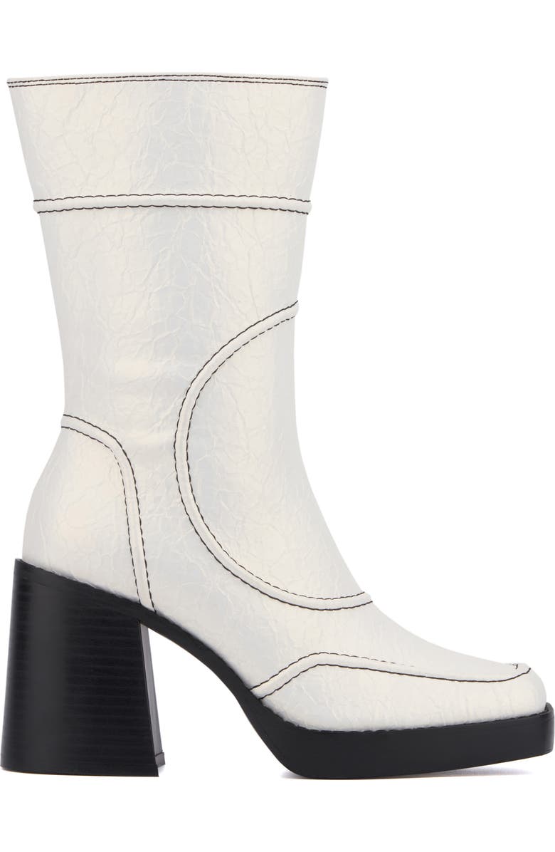OLIVIA MILLER Pisces Stitched Boot, Alternate, color, White