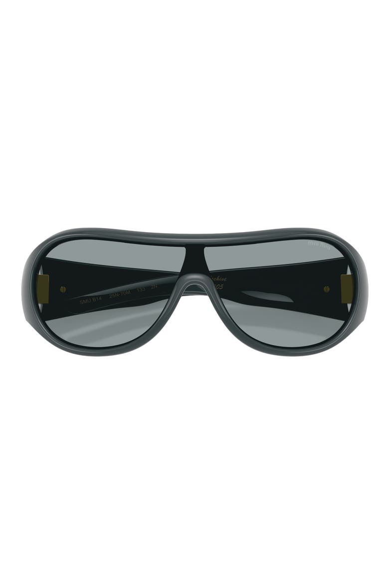 Runway Irregular Sunglasses, Alternate, color, GREY / DARK GREY