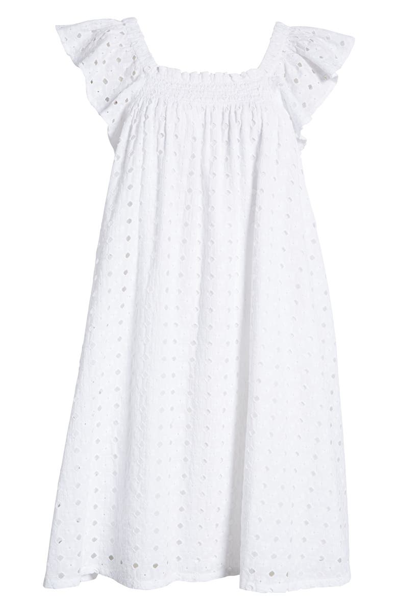 Nordstrom Matching Family Moments Broderie Anglaise Cotton Dress, Alternate, color, 