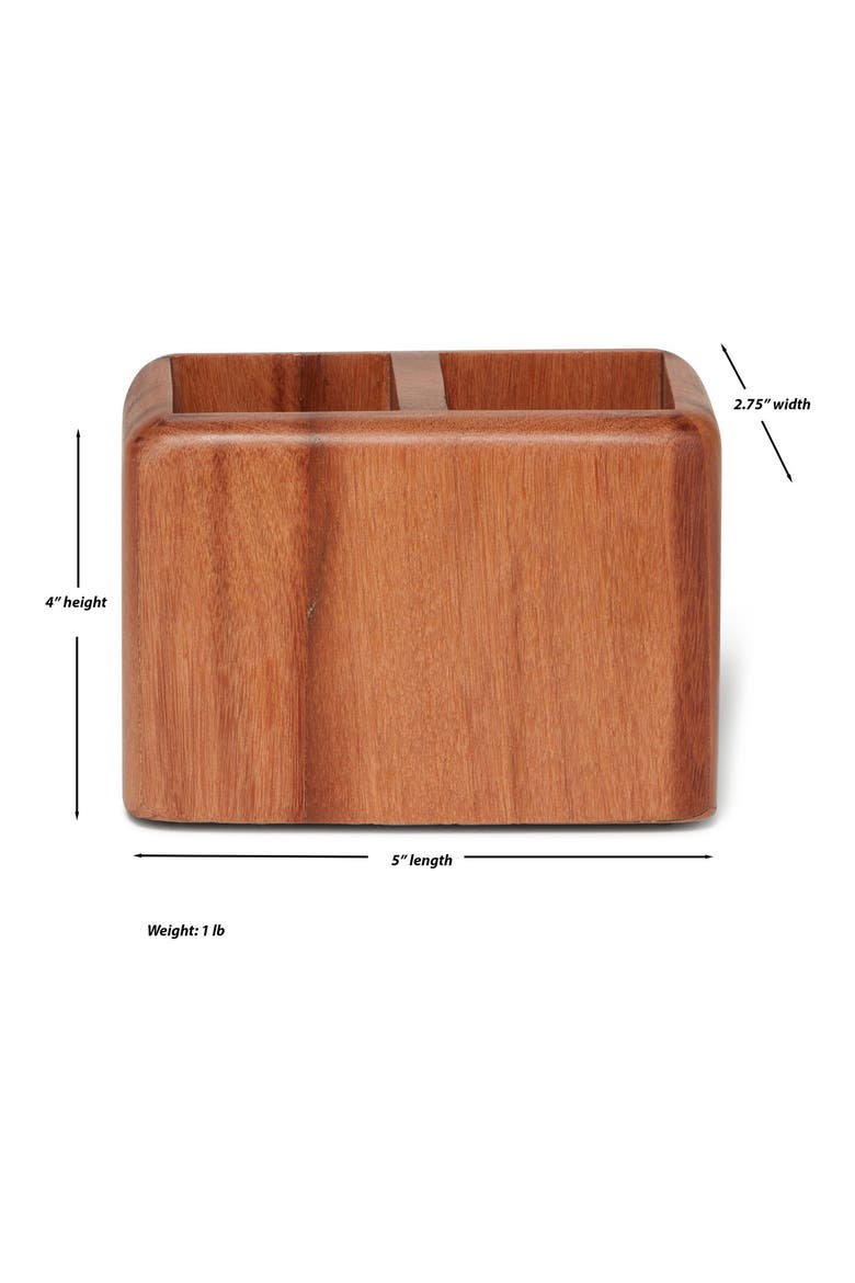 Nature's Home Toothbrush Holder, Alternate, color, WOOD