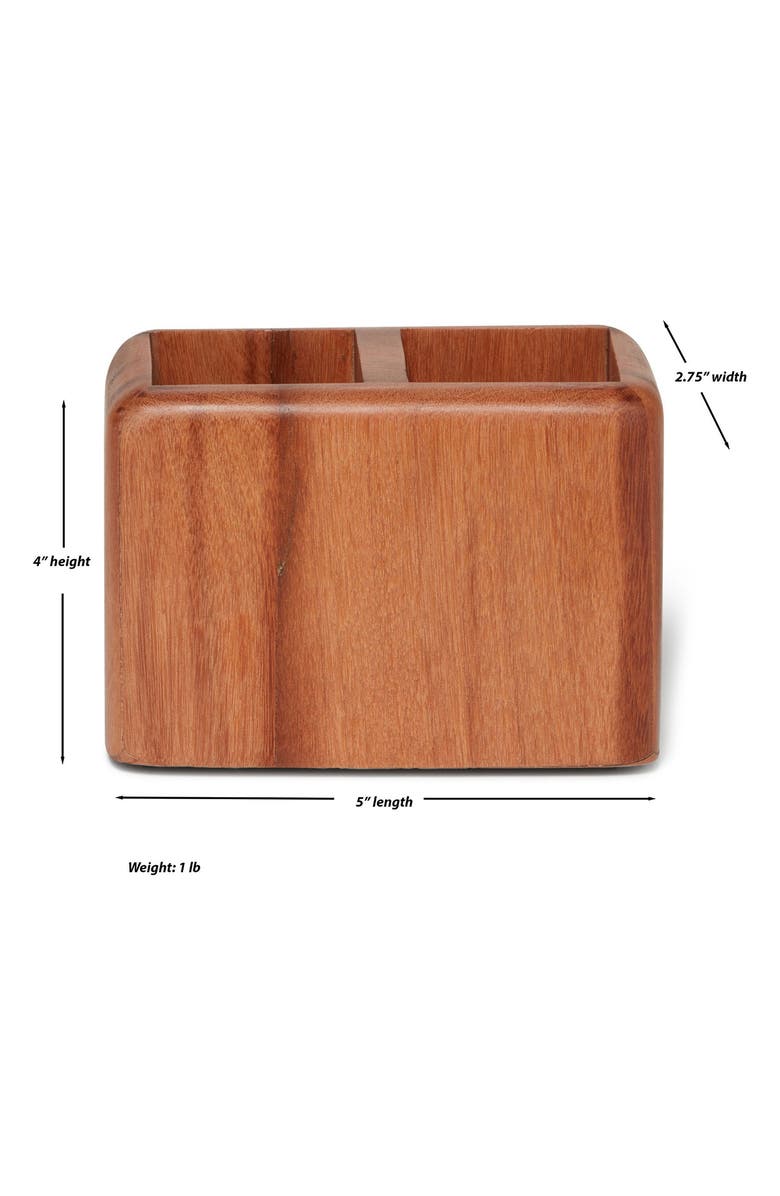 ROSELLI TRADING COMPANY Nature's Home Toothbrush Holder, Alternate, color, Wood