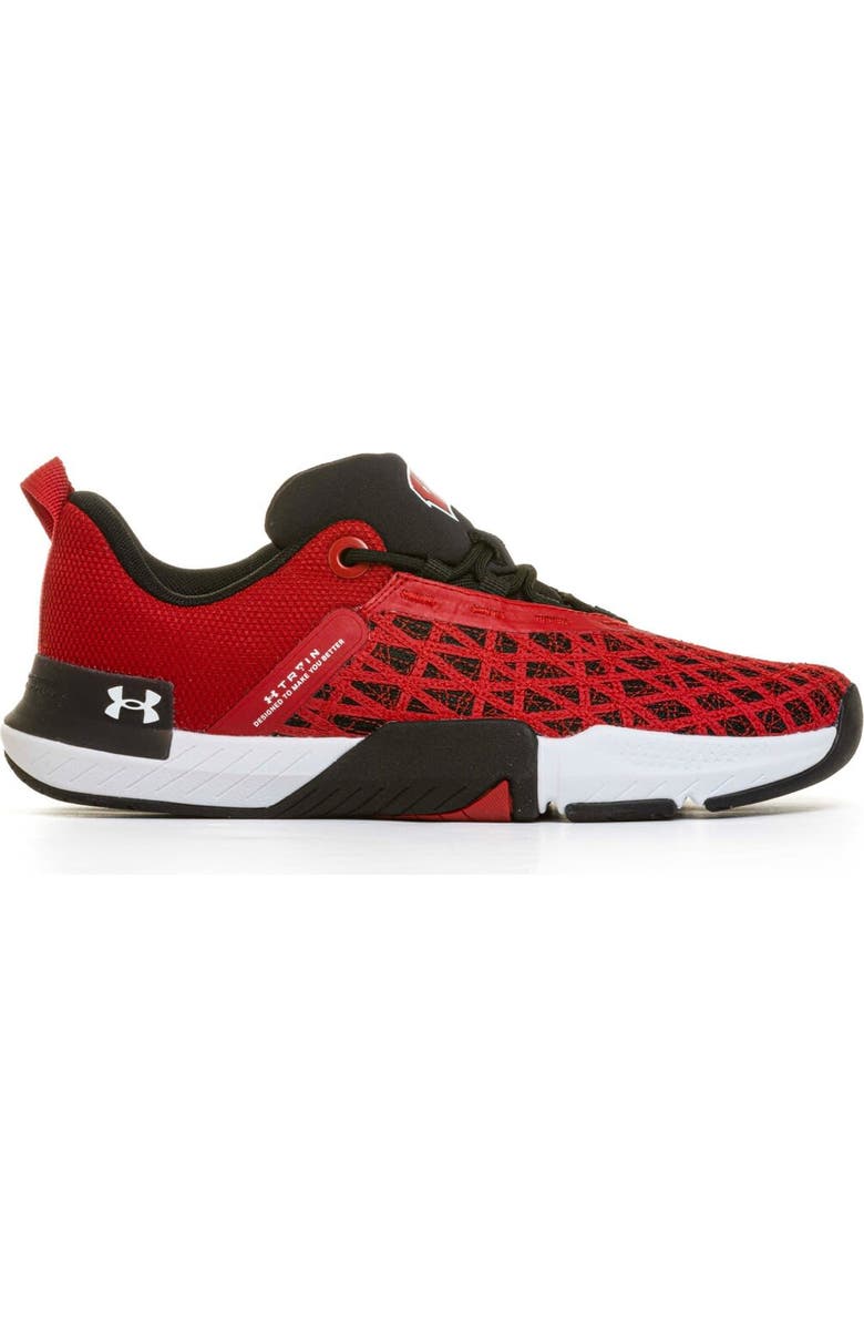Under Armour Men's Under Armour Red Wisconsin Badgers TriBase Reign 5 Training Shoes, Main, color,