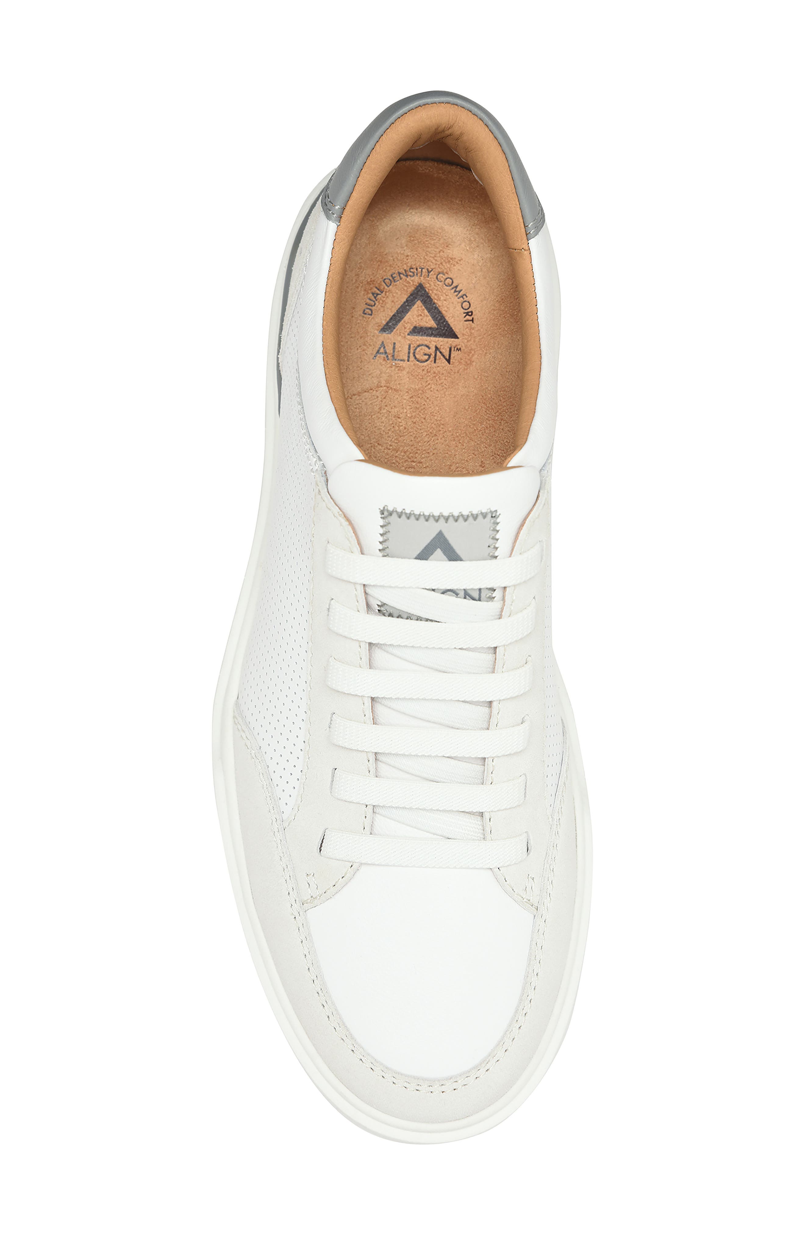 Jenson Leather Sneaker, Alternate, color, WHITE