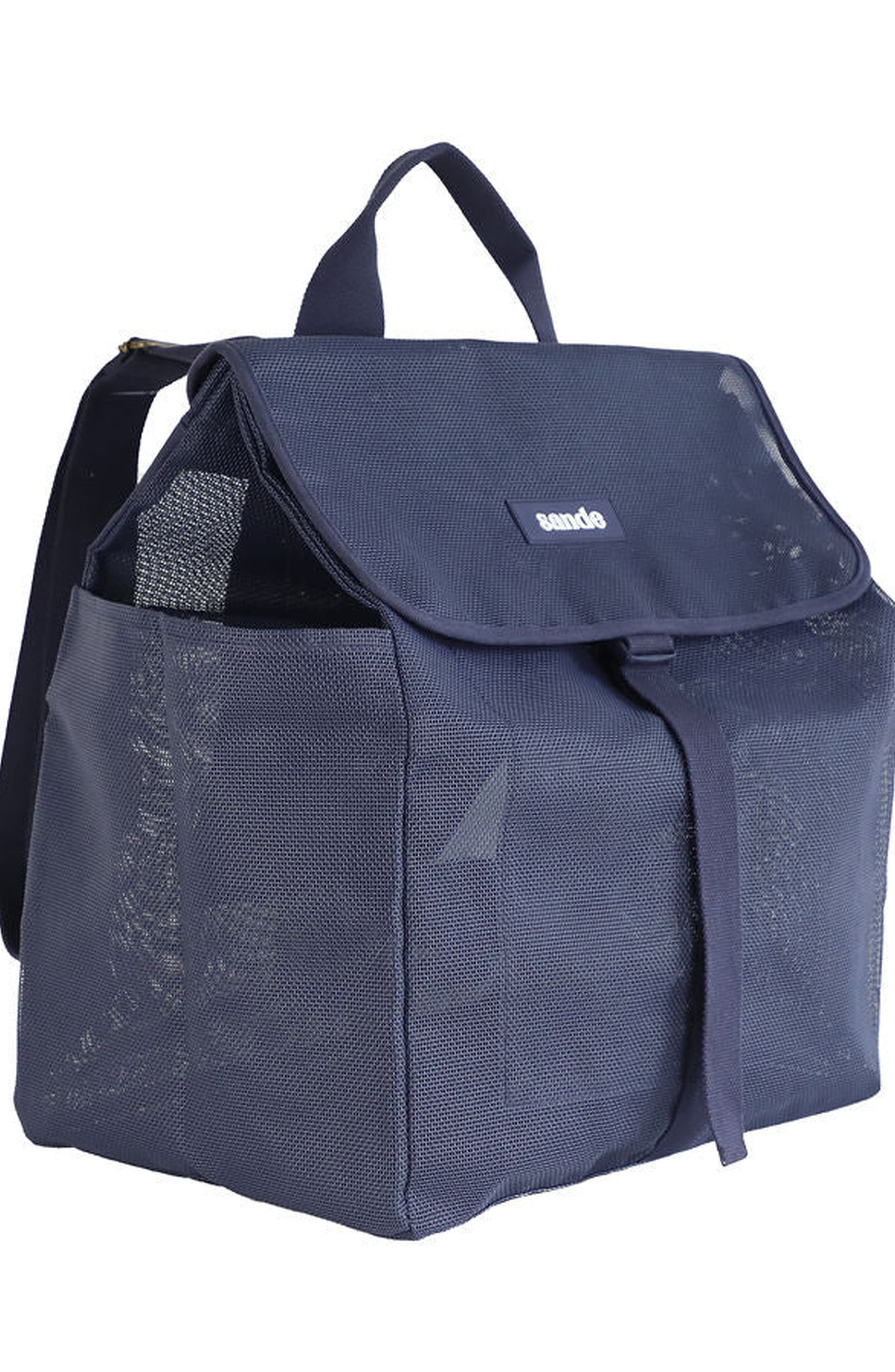 Beach Hauler Mesh Backpack, Alternate, color, Deep Sea Navy