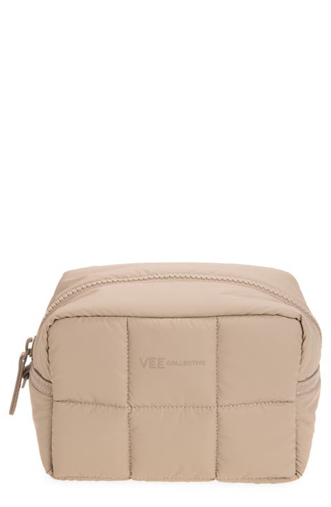 Medium Porter Quilted Cosmetics Pouch
