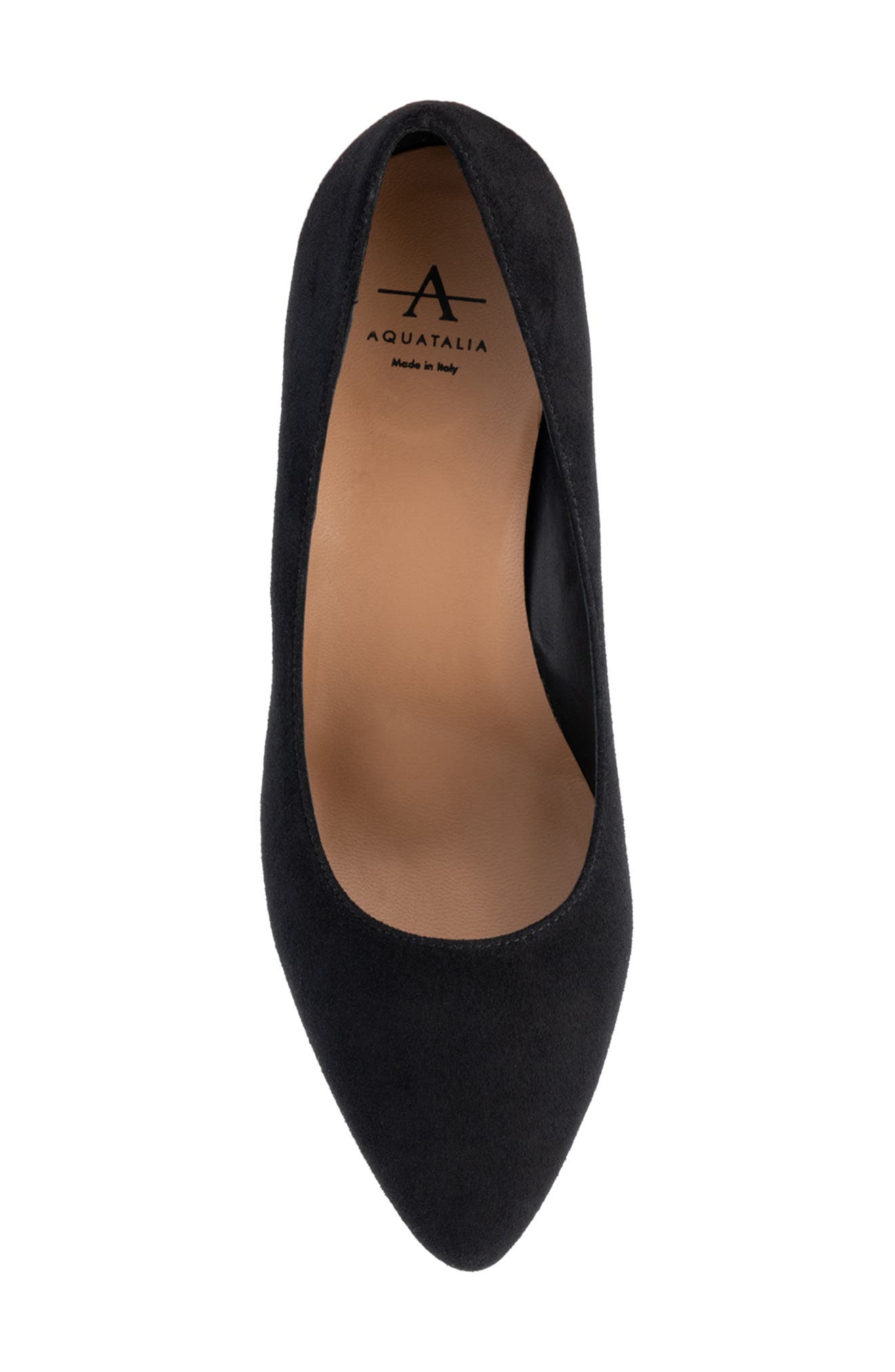 Aquatalia Posie Water Repellent Pointed Toe Wedge Pump, Alternate, color, 