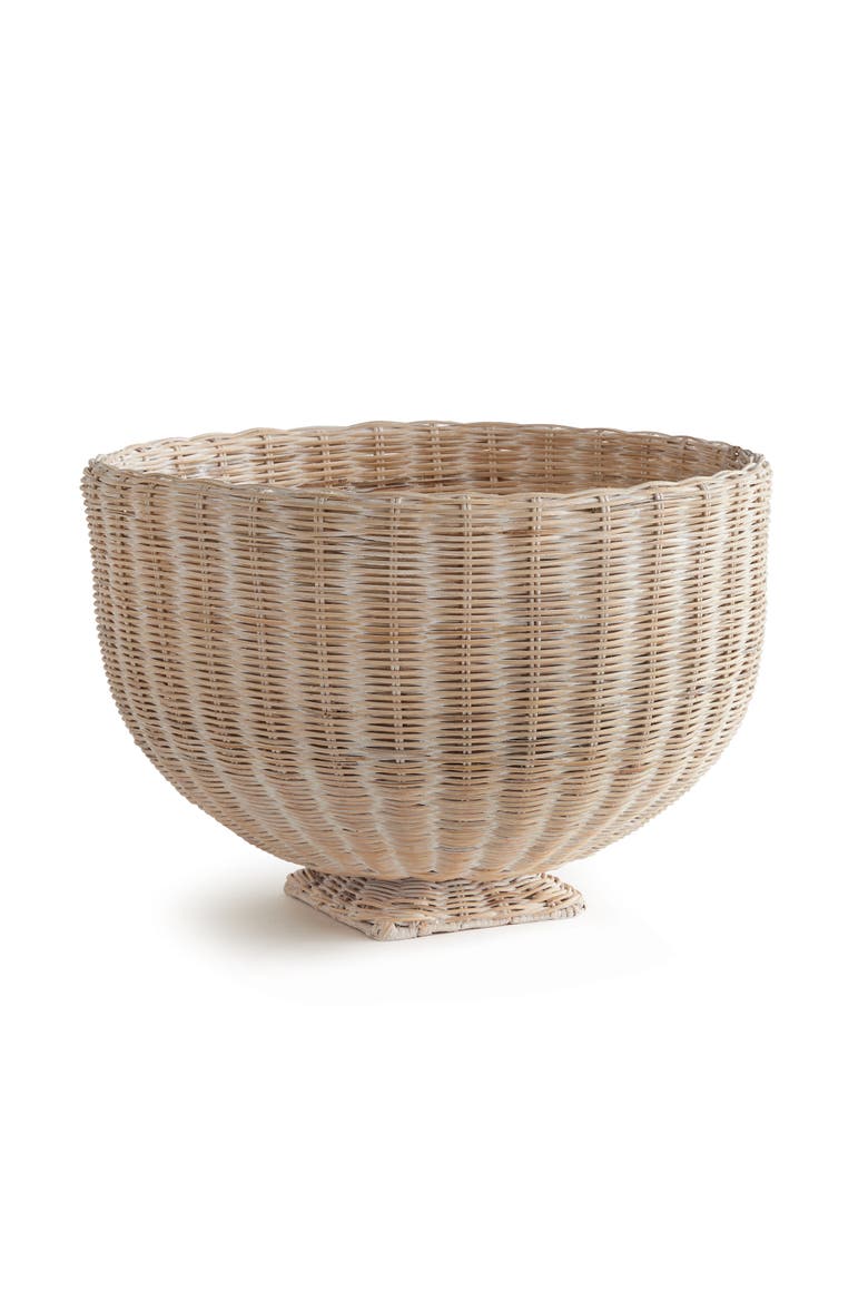 Charleston Footed Bowl, Alternate, color, Beige