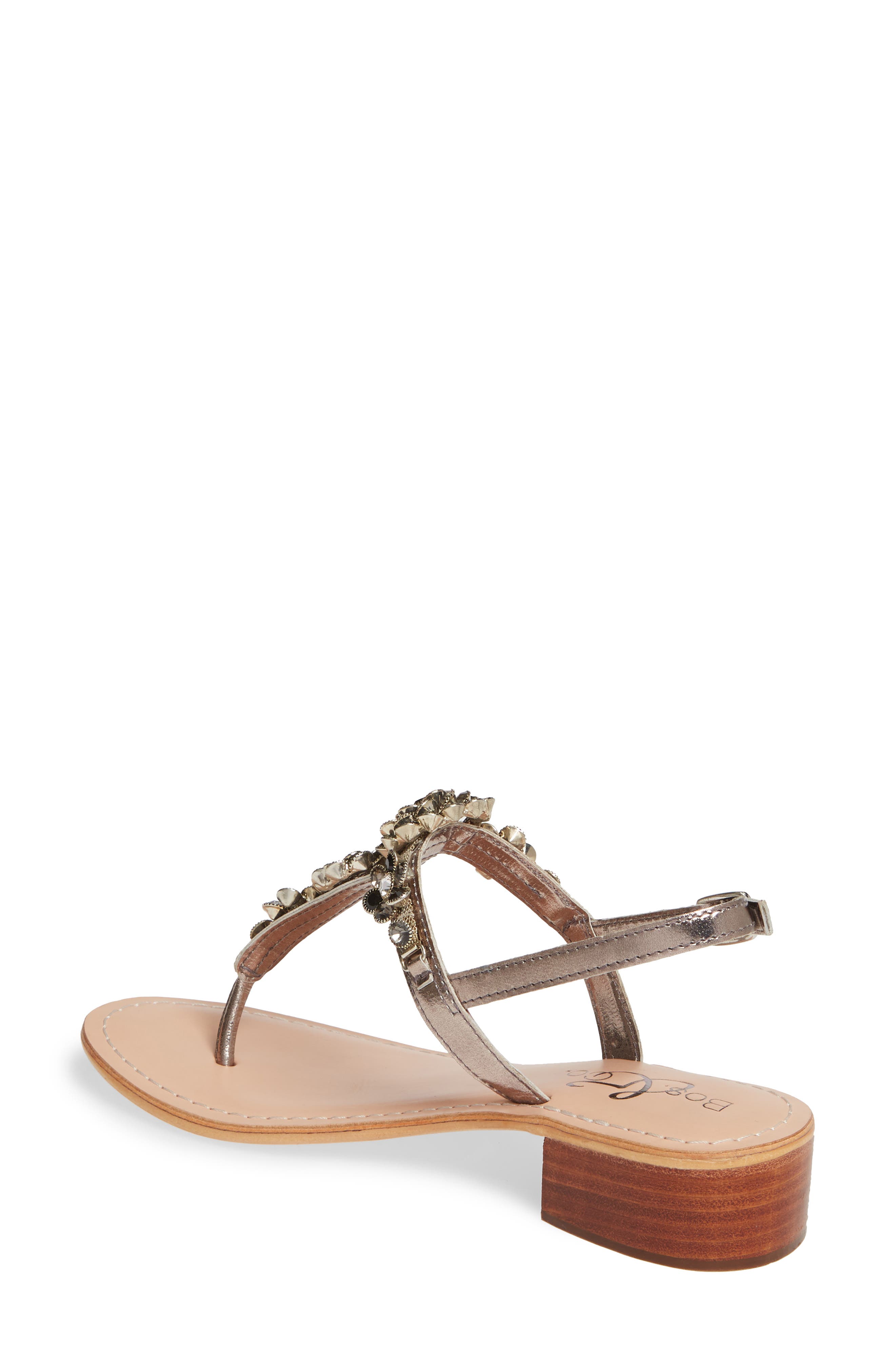 Bos. & Co. Wyn Embellished Sandal, Alternate, color, 