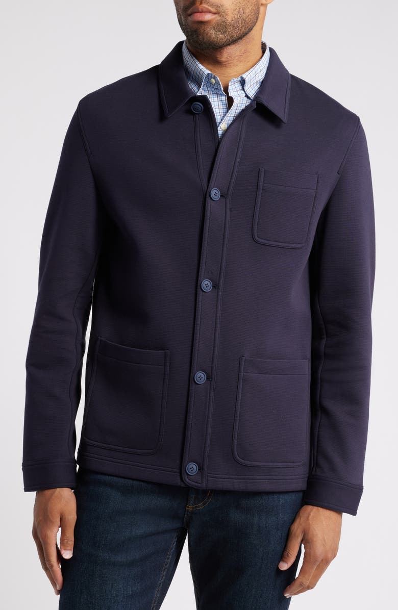 Peter Millar Camden Cotton Blend Chore Coat, Alternate, color, 