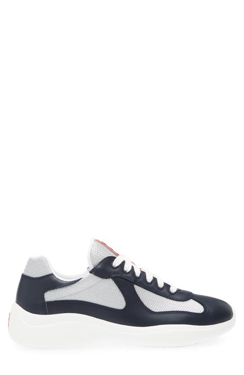 Prada Chunky Black Sneakers With Textured Panels