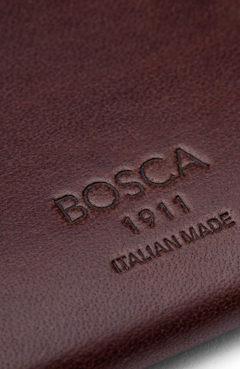 Bosca Italo Leather Card Case, Alternate, color, 