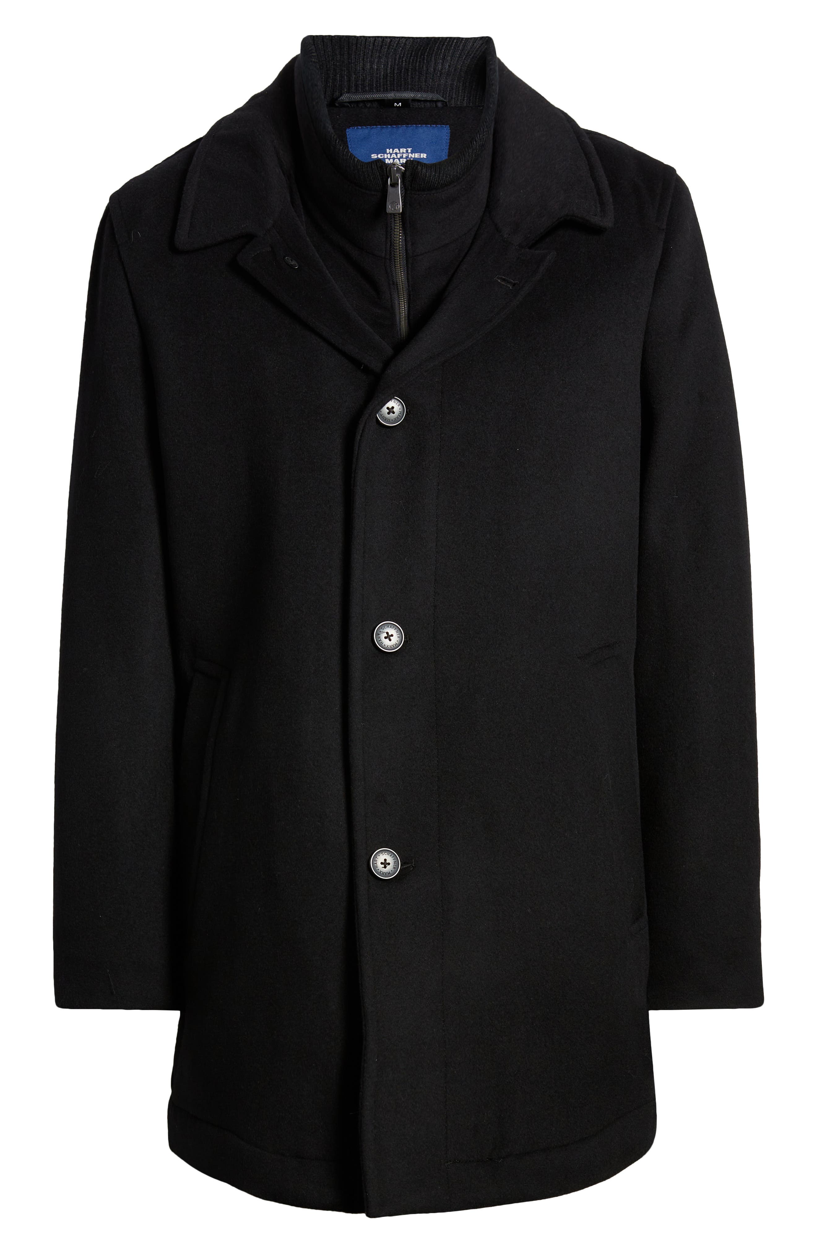 Мужские Hart Schaffner Marx MacBeth Wool Blend Coat with Bib — фото 6