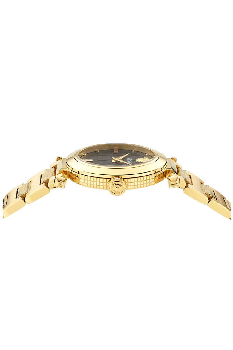 Greek Bracelet Watch, 35mm, Alternate, color, IP YELLOW GOLD