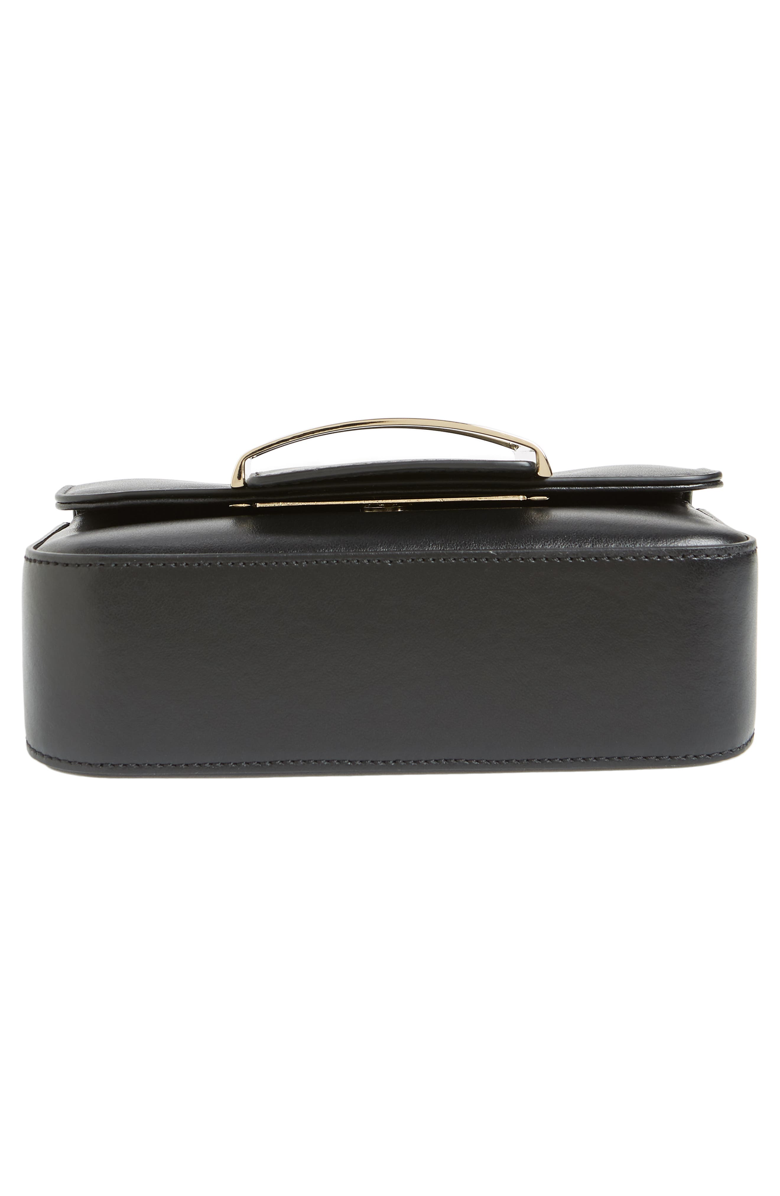 Roger Vivier Micro Très Vivier Calfskin Leather Crossbody Bag, Alternate, color, 