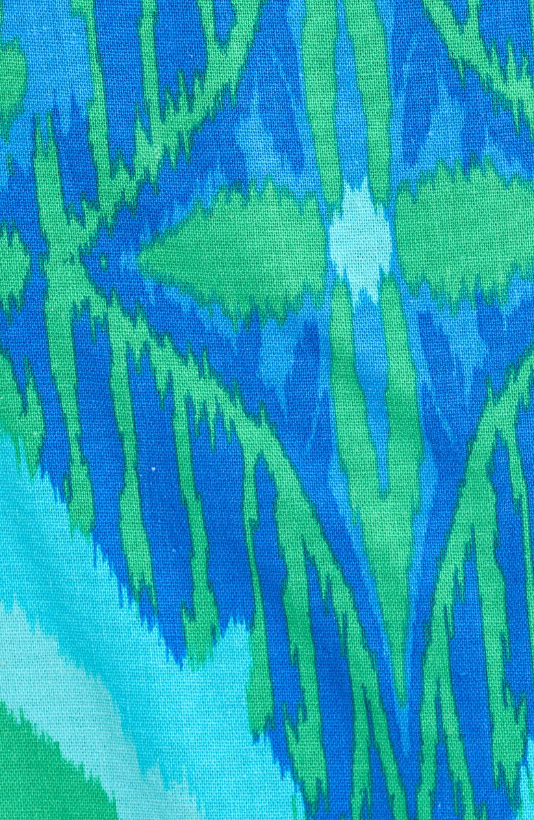 SUGARLIPS Blissy Tropical Yari Tie Strap Tank, Alternate, color, Kelly-Blue-Mul