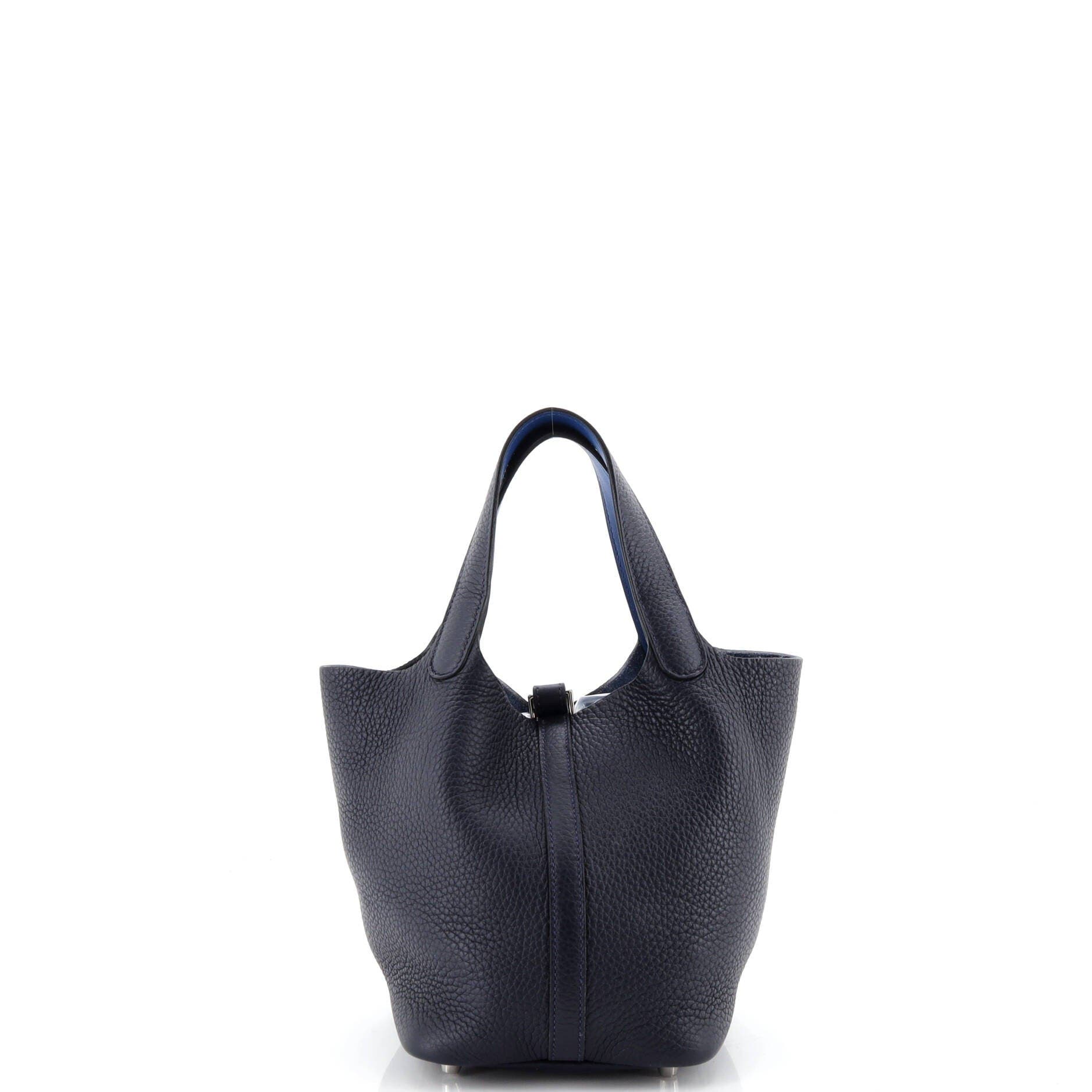 Eclat Picotin Lock Bag Clemence PM, Alternate, color, Blue