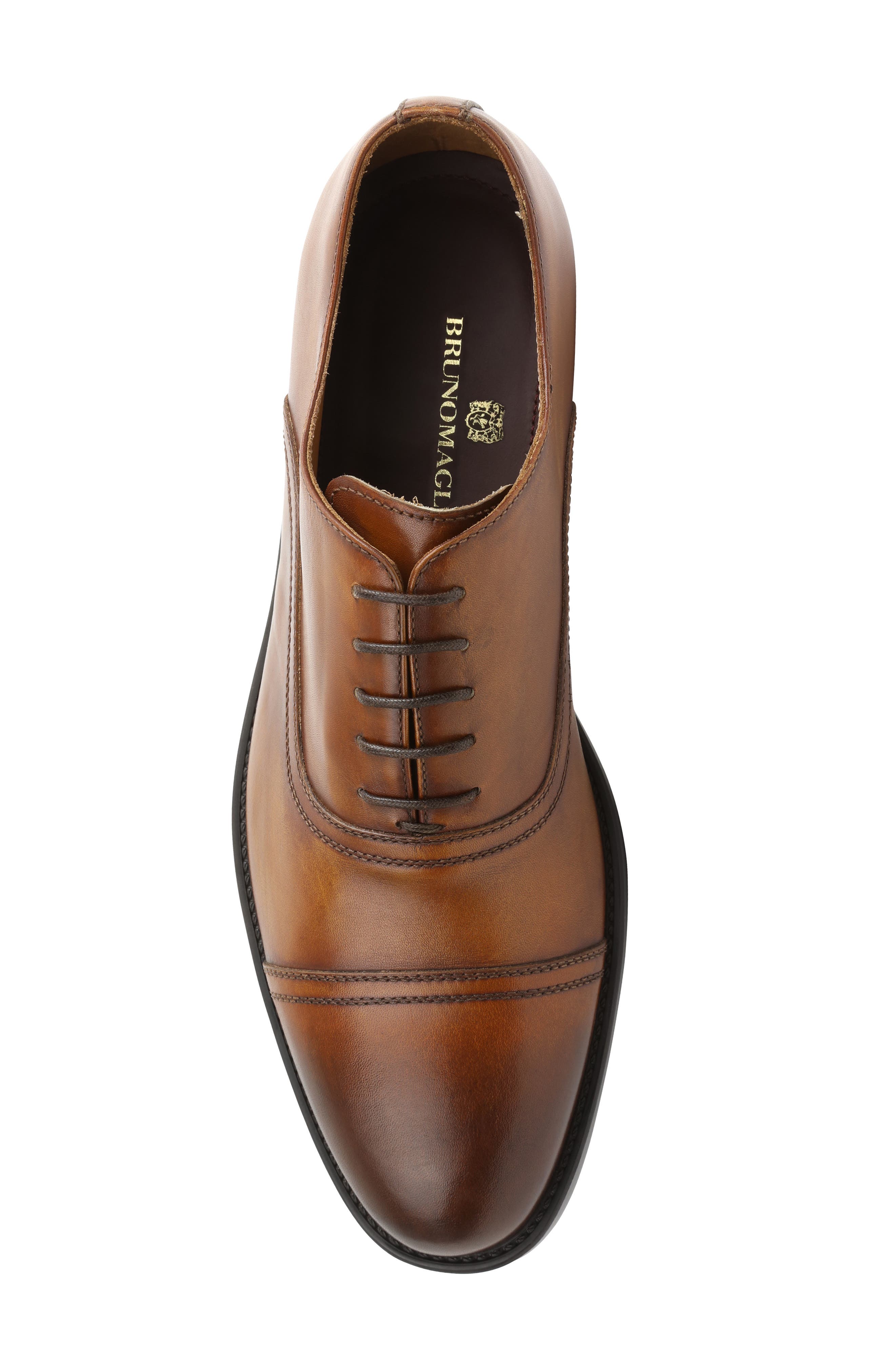 Butler Cap Toe Oxford, Alternate, color, COGNAC