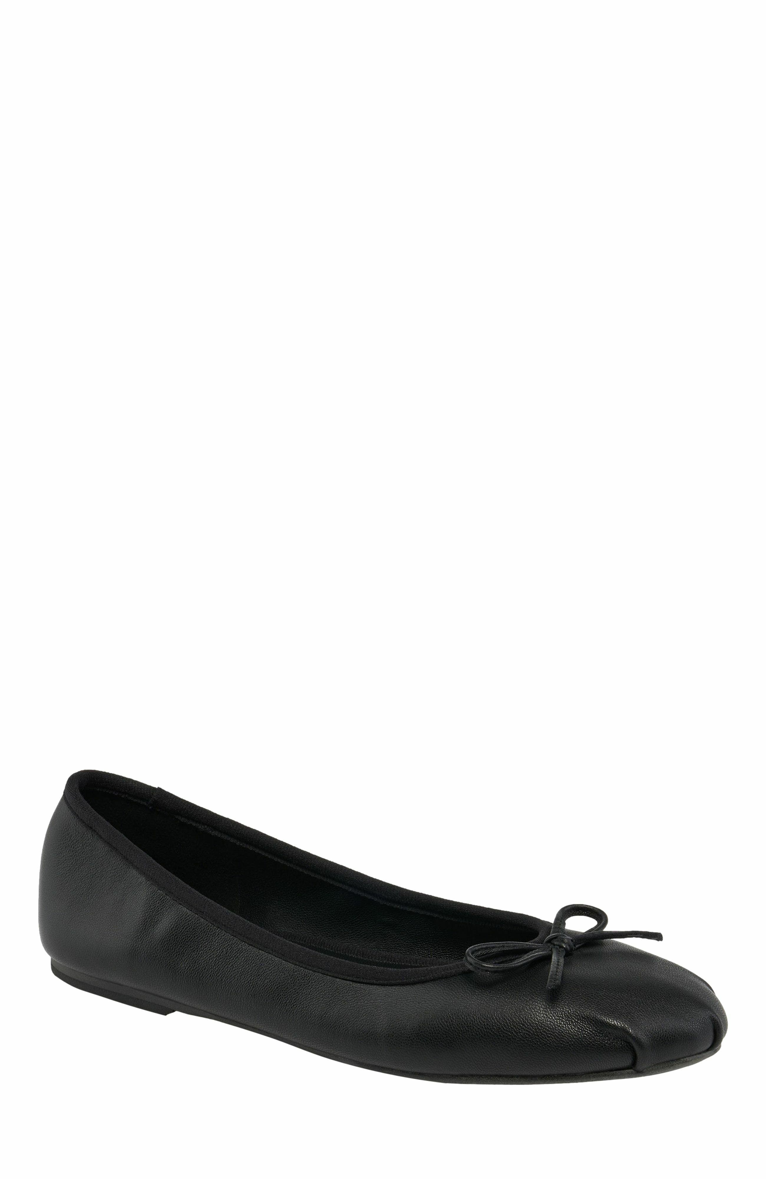 Grace Footwear Reims Ballerina, Main, color, Black