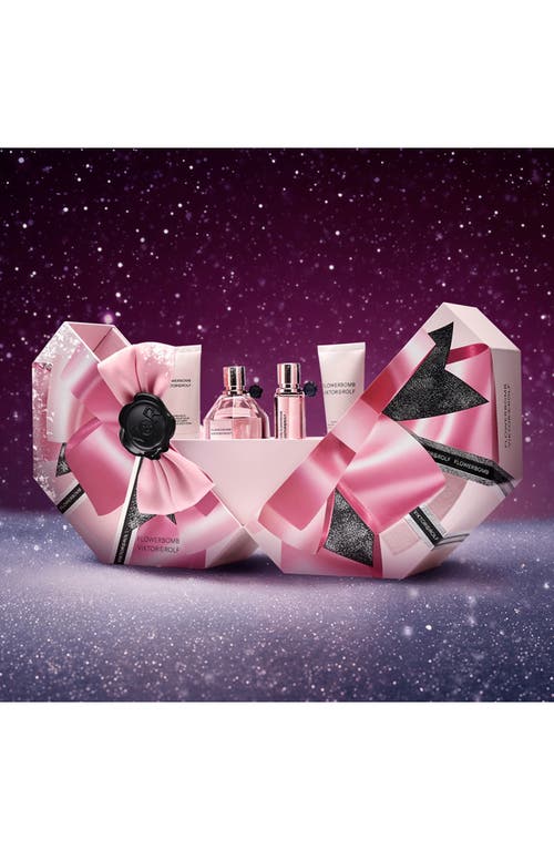 Viktor & Rolf Viktor&rolf Flowerbomb Eau De Parfum Gift Set In Transparent