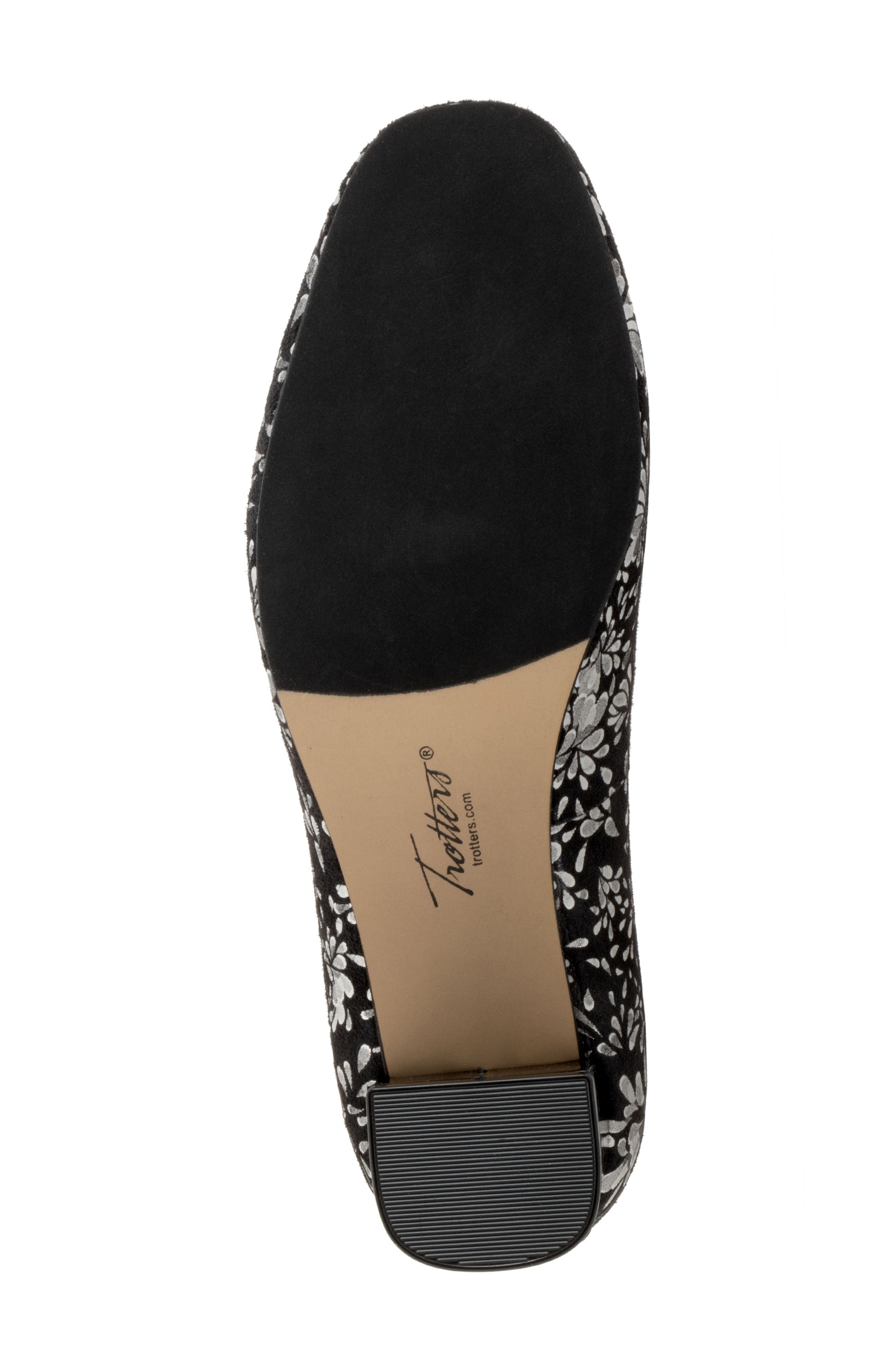 Trotters Demi Pump, Alternate, color, Black Floral
