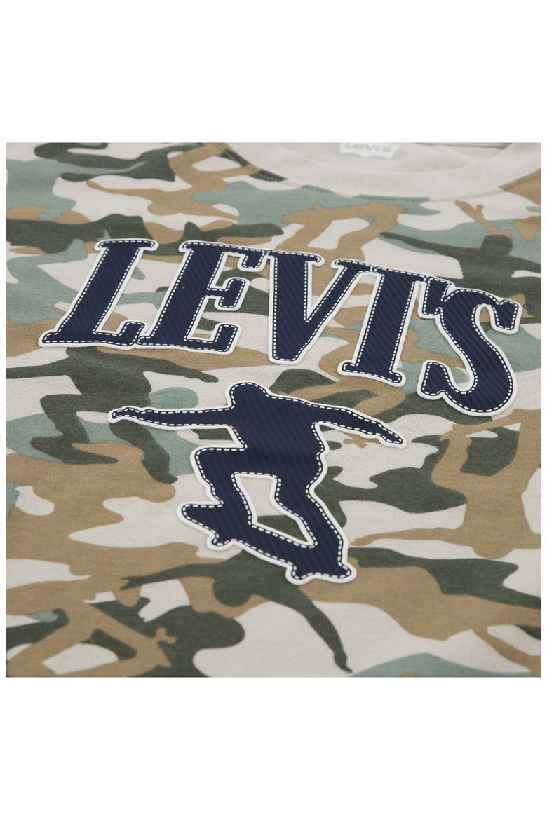Kids' Skate Camo T-Shirt, Alternate, color, PUMICE STONE