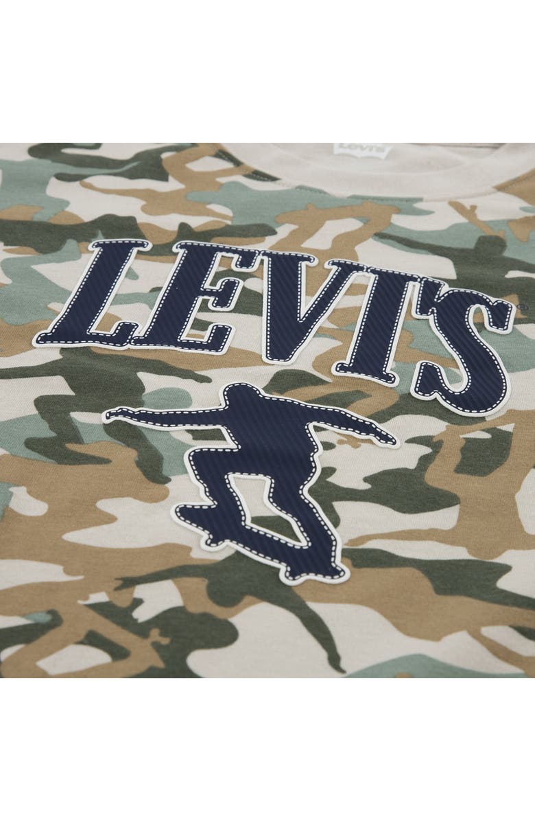 Levi's Kids' Skate Camo T-Shirt, Alternate, color, Pumice Stone