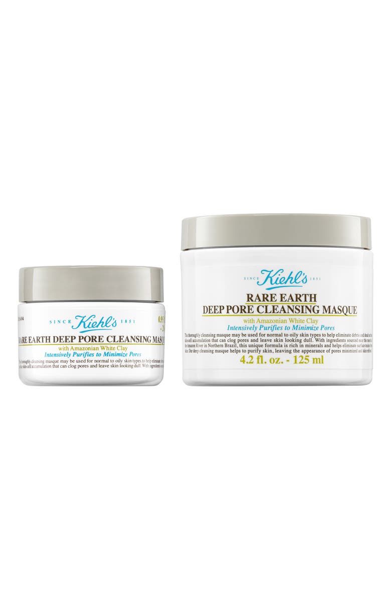 Kiehl's Since 1851 Rare Earth Deep Pore Cleansing Mask Set $60 Value, Main, color,