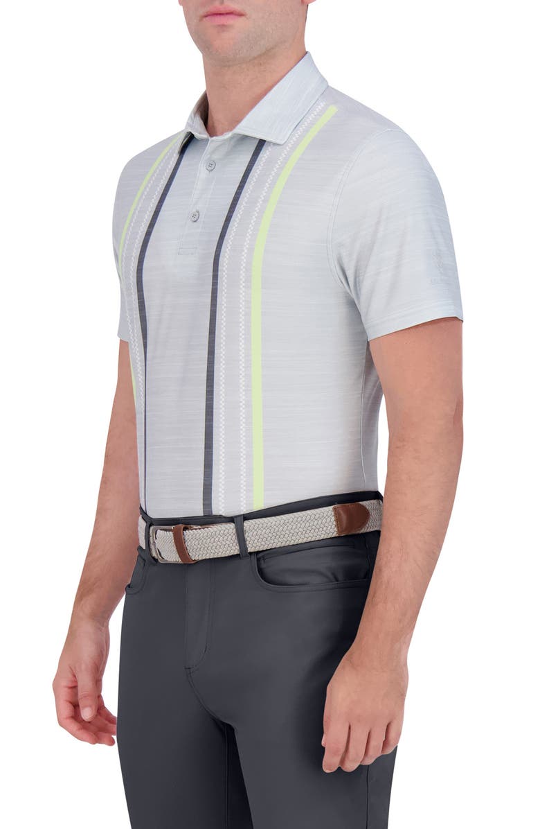 Ben Sherman Checkerboard Vertica Jersey Golf Polo, Alternate, color, Matcha