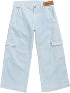 Palm Angels Kids' Marble Treatment Cargo Pants
