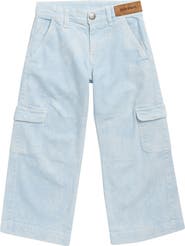 Palm Angels Kids' Marble Treatment Cargo Pants