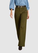 Baukjen Robyn Denim Wide-Leg Stretch Jeans