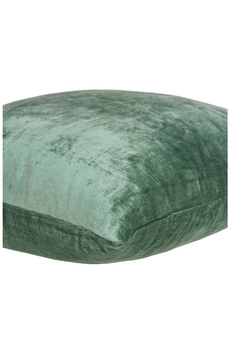 Square Transitional Throw Pillow, Alternate, color, GREEN