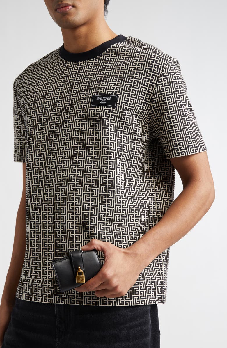 Balmain Pulse Coin Purse, Alternate, color, 0Pa Black