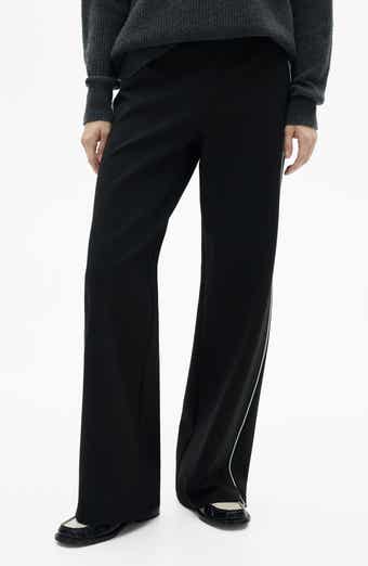MANGO Side Stripe Wide Leg Track Pants | Nordstrom MANGO Side Stripe Wide Leg Track Pants | Nordstrom