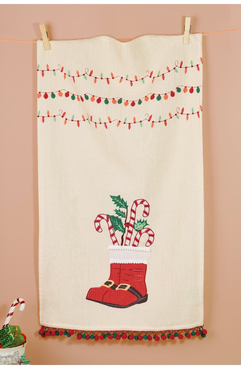 Tiramisu The Nutcracker Suite Set of 3 Kitchen Towels, Alternate, color, Green