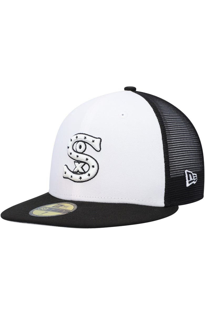 New Era Men's New Era White/Black Chicago White Sox 2023 On-Field Batting Practice 59FIFTY Fitted Hat, Main, color, White
