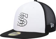 New Era Men's New Era White/Black Chicago White Sox 2023 On-Field Batting Practice 59FIFTY Fitted Hat