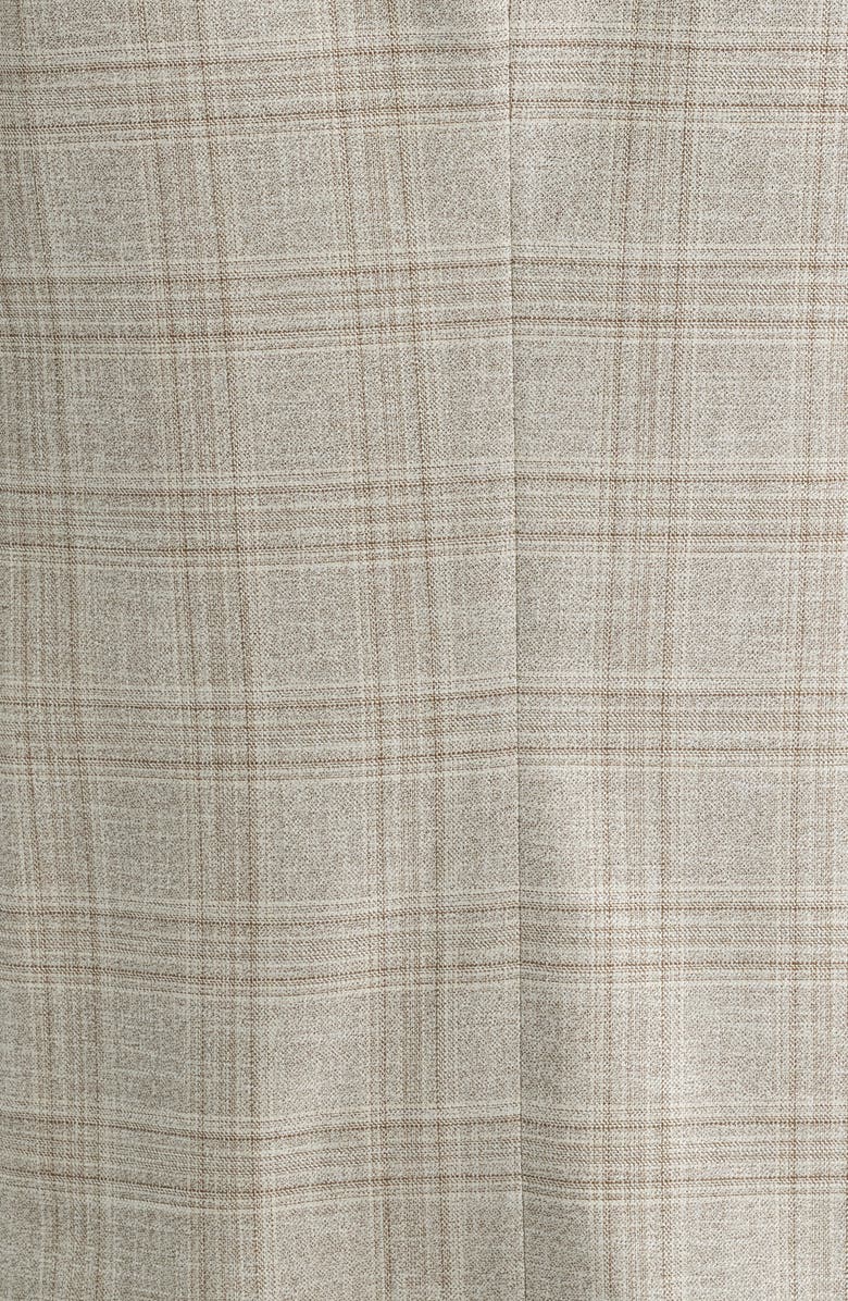 BOSS Hutson Slim Fit Plaid Sport Coat, Alternate, color, Open White