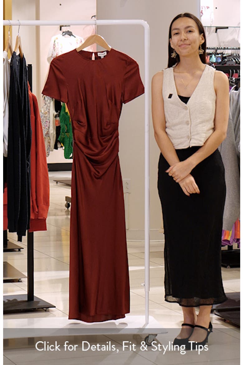 Marcel Stretch Silk Midi Dress video