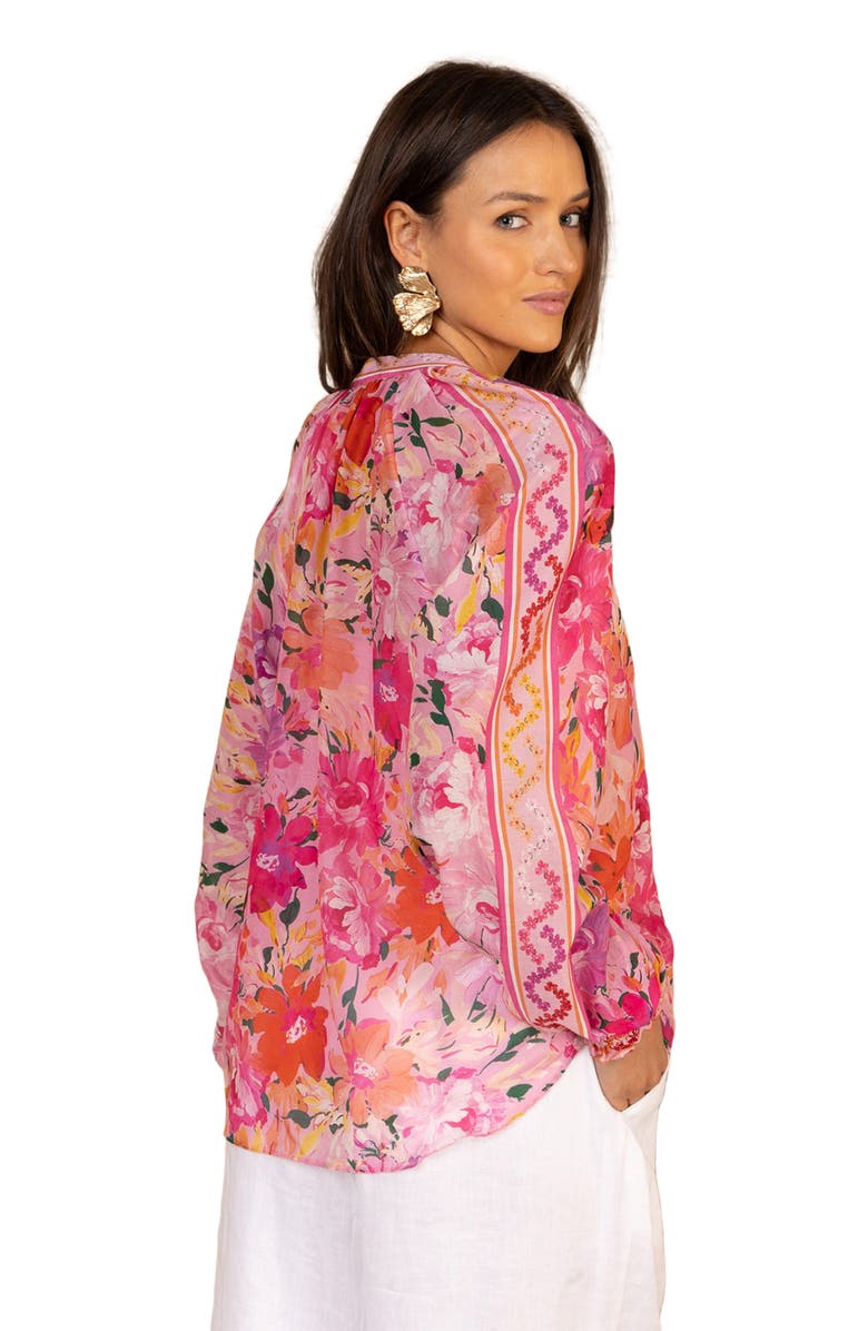Hale Bob Huxley Voile Top, Alternate, color, Pink