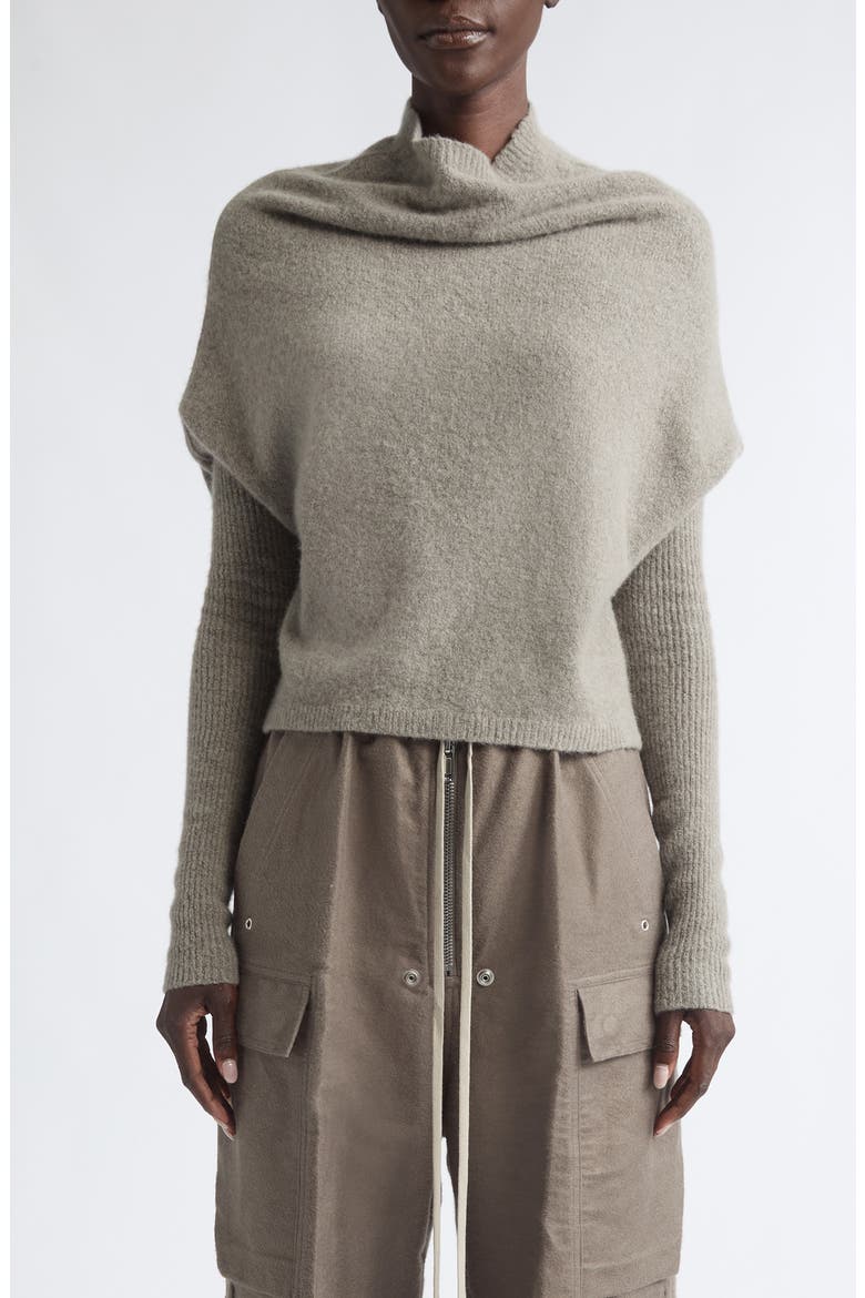 Crater Cashmere Blend Sweater, Main, color, DUST