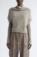 Rick Owens Crater Cashmere Blend Sweater