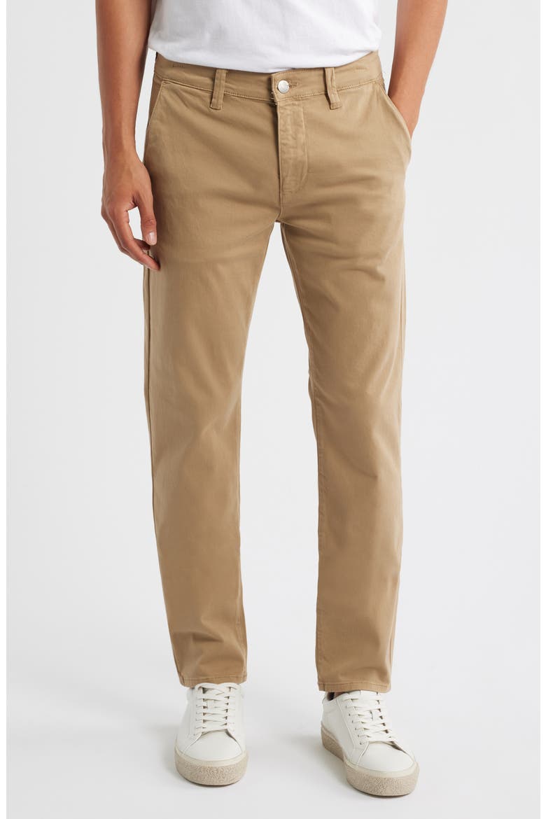 Milton Slim Fit Twill Chinos, Main, color, KHAKI CASUAL TWILL