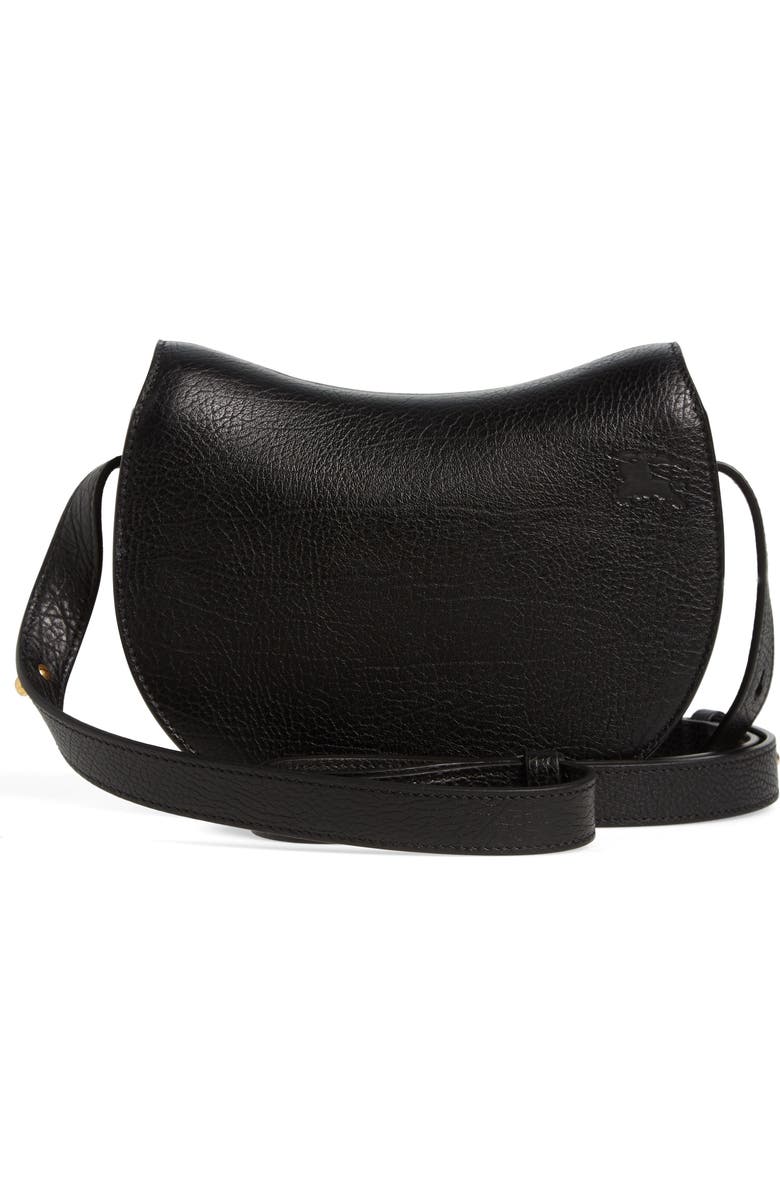 Burberry Mini Rocking Horse Leather Shoulder Bag, Alternate, color,