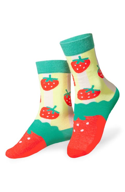 Kids' Berry Bites 3D Crew Socks