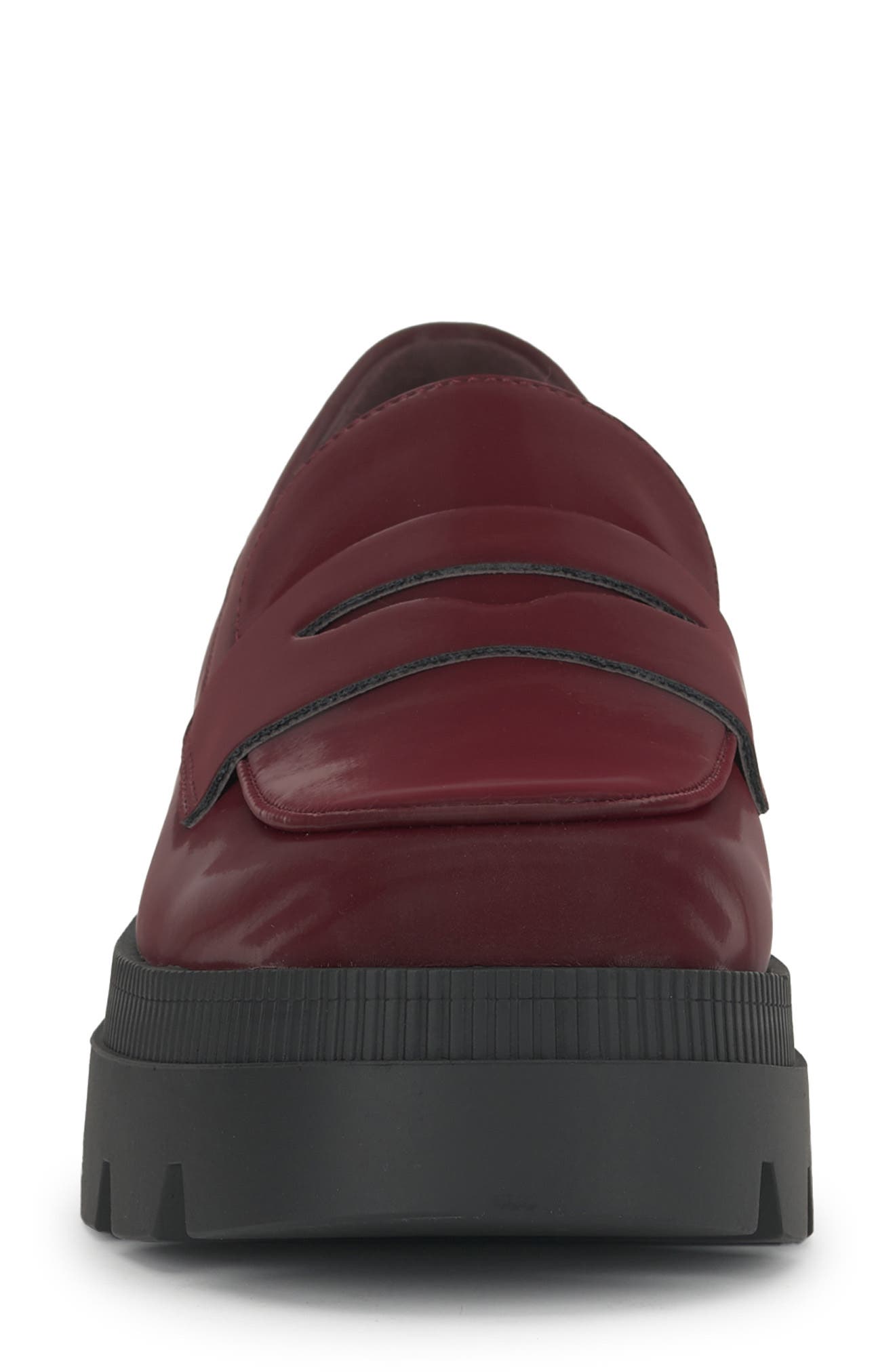 Ullinia Platform Loafer, Alternate, color, DARK CHERRY