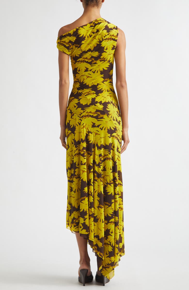 STAUD Amaris Floral Print Maxi Dress, Alternate, color, Golden Daisy