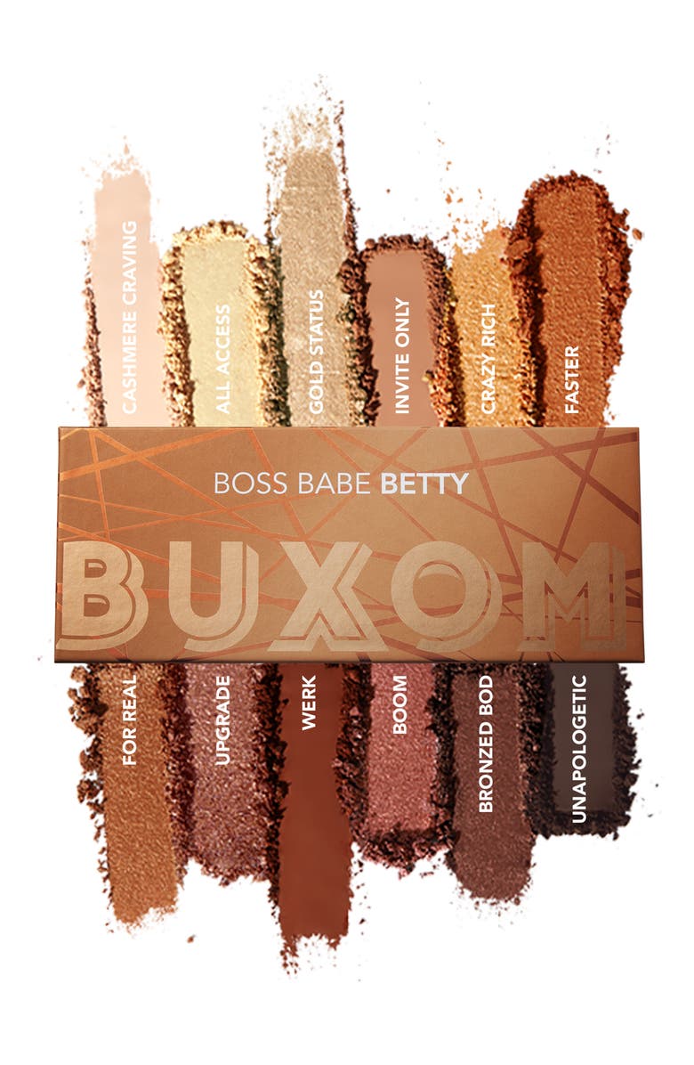 Buxom Boss Babe Betty Eyeshadow Palette, Alternate, color,