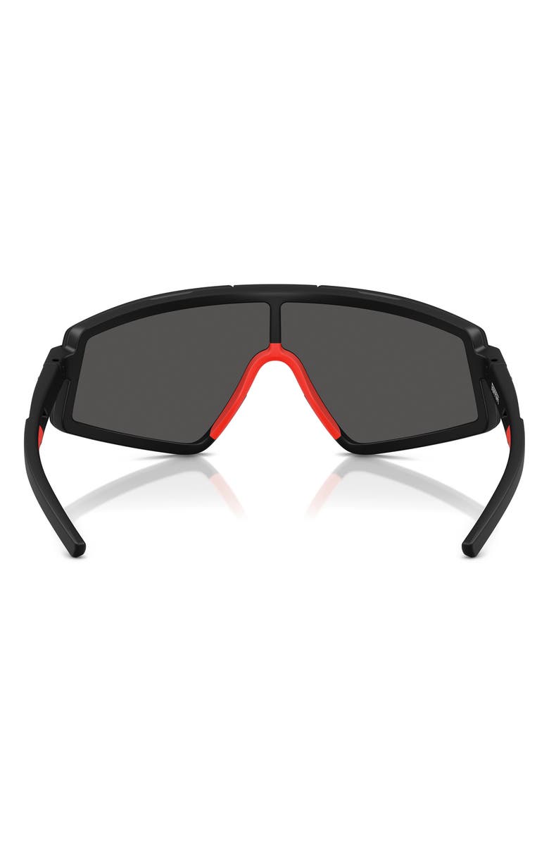 Scuderia Ferrari 47mm Shield Sunglasses, Alternate, color, Matte Black